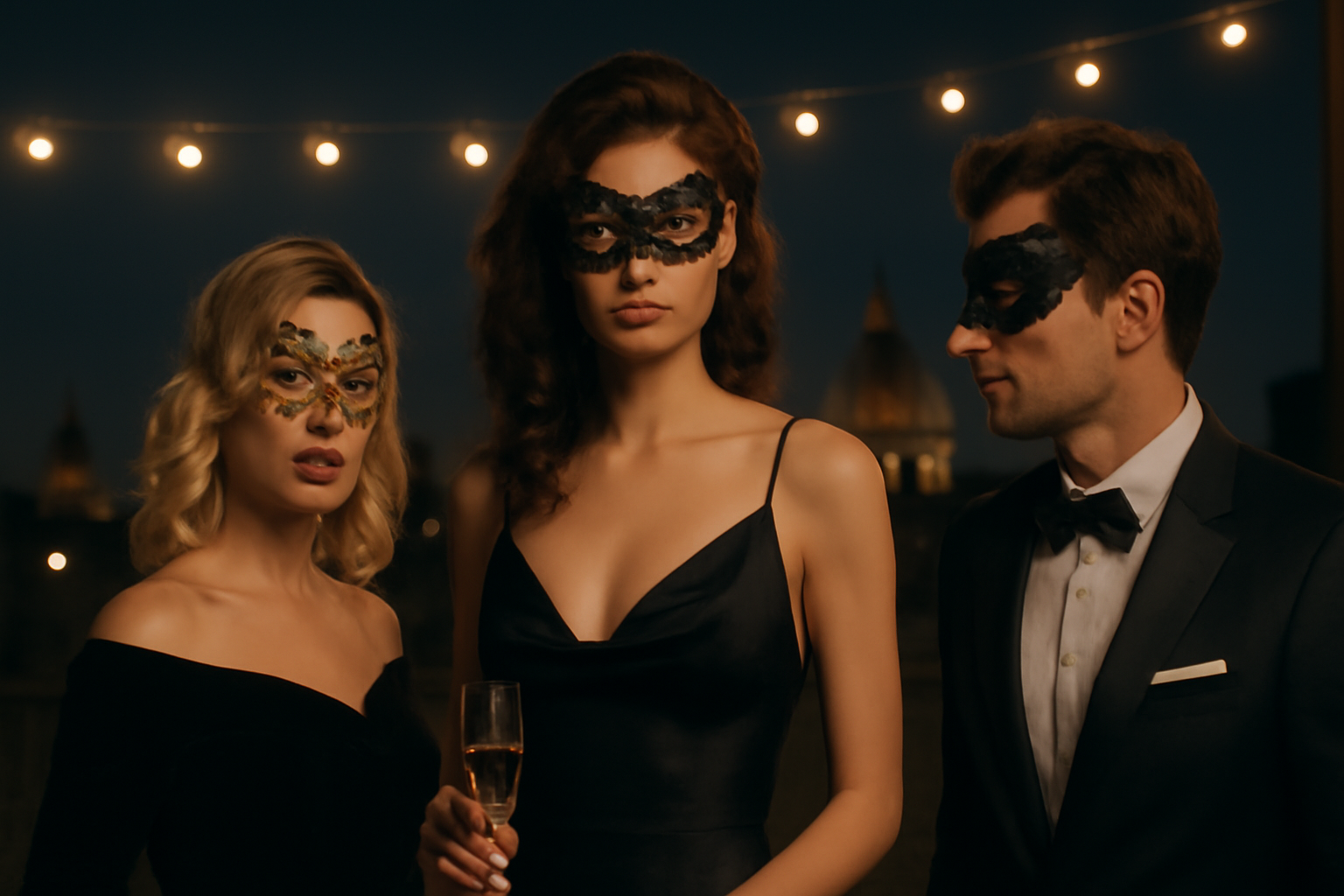 Due donne, un Cinghiale — rooftop party